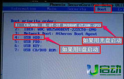 u盤裝系統(tǒng)出現bios