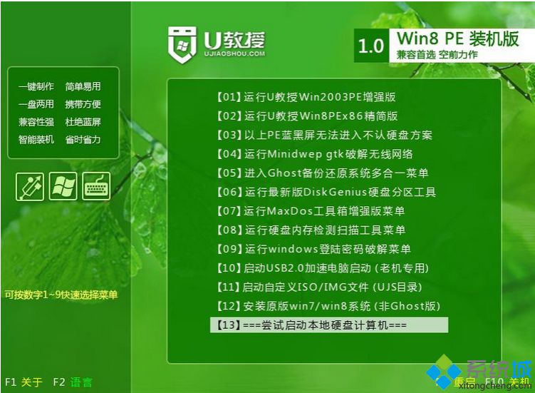 表明U盤啟動盤已經制作成功