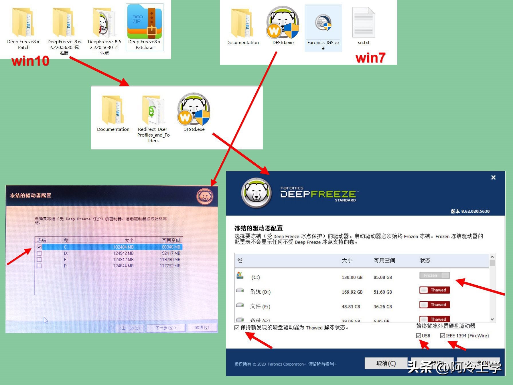 win7激活后只有C盤 電腦系統維護：冰點還原是否過時？Win10系統安裝使用全解析