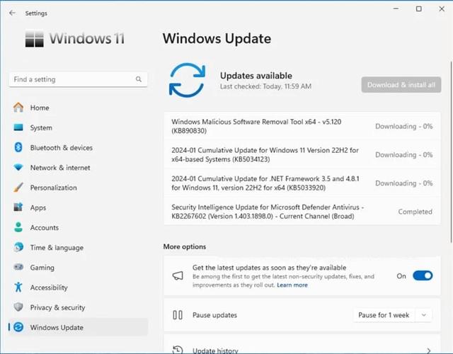 win11中文版推送時間